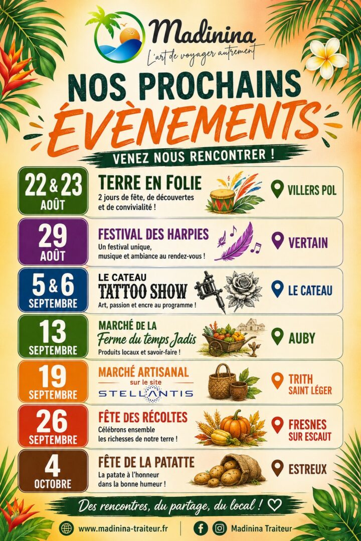 programme du 22 08 au 04 10